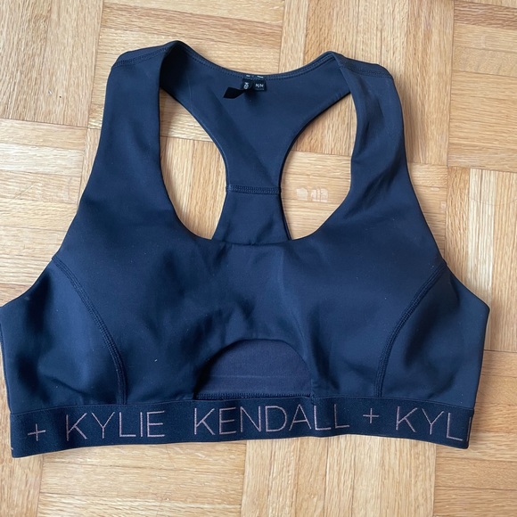 Kendall & Kylie Racerback Sports Bra with Keyhole - Picture 3 of 7